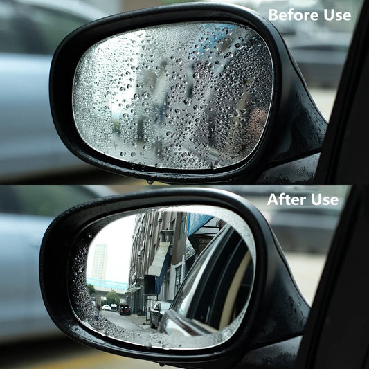 Car mirror rain blockers